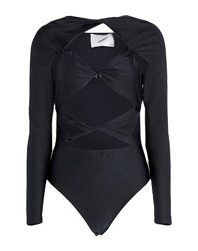 COPERNI TOPWEAR Black 80% Polyamide, 20% Elastane