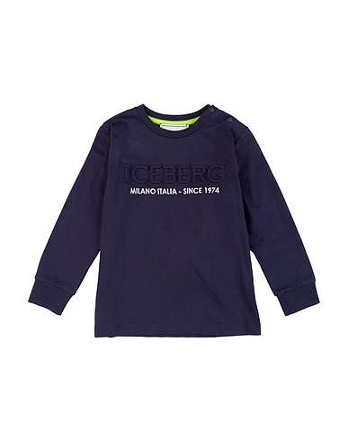 ICEBERG T-shirt Midnight blue 100% Cotton