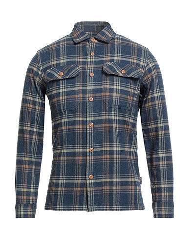 PATAGONIA Kariertes Hemd Nachtblau 100% Baumwolle