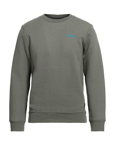PATAGONIA Sweatshirt Military green 55% Recycled polyester, 45% Recycled cotton