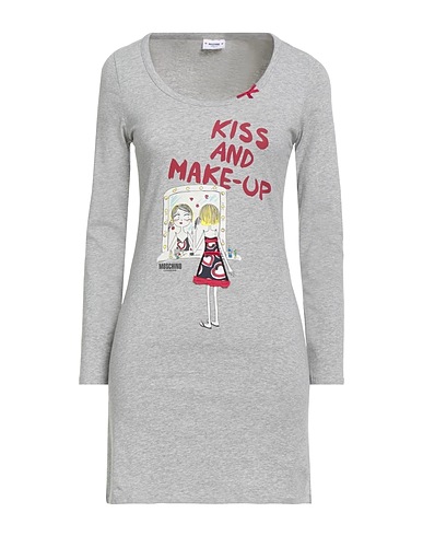 MOSCHINO Sleepwear LINGERIE Grey 46% Cotton, 46% Polyester, 8% Elastane