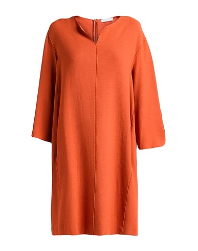 ANTONELLI Kurzes Kleid Rostrot 62% Schurwolle, 38% Viskose