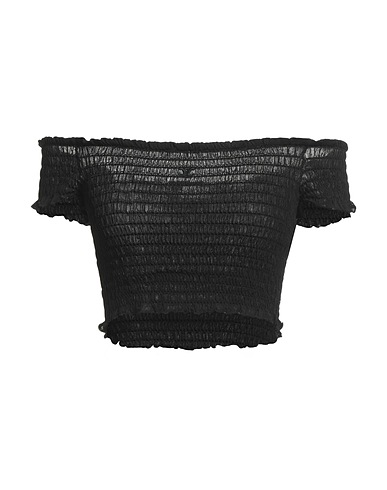CELINE Top Nero 97% Seta, 2% Elastan, 1% Poliammide