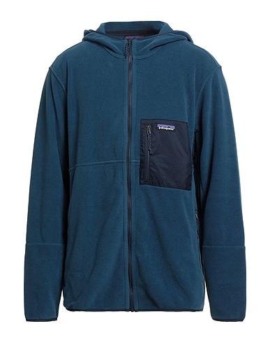 PATAGONIA Hooded track jacket  Navy blue 100% Recycled polyester