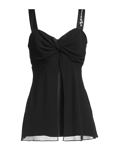 DIANA GALLESI Top Black 100% Polyester