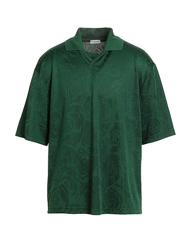 BURBERRY Polo shirt Green 100% Polyester