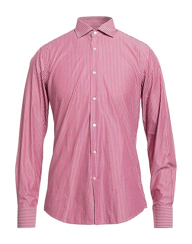 INGRAM Striped shirt Burgundy 100% Cotton