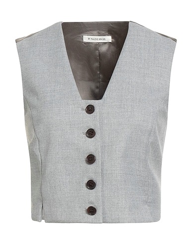 BY MALENE BIRGER Vest Grey 69% Polyester, 30% Viscose, 1% Elastane