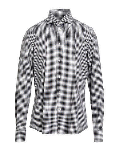 AVIGNON Checked shirt Khaki 100% Cotton