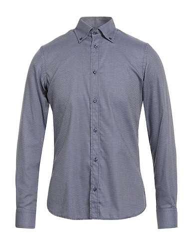 AVIGNON Checked shirt Midnight blue 100% Cotton