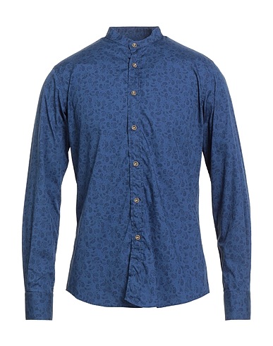 INGRAM Patterned shirt Blue 100% Cotton