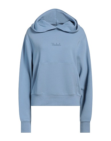 WOOLRICH Hooded sweatshirt Sky blue 100% Cotton