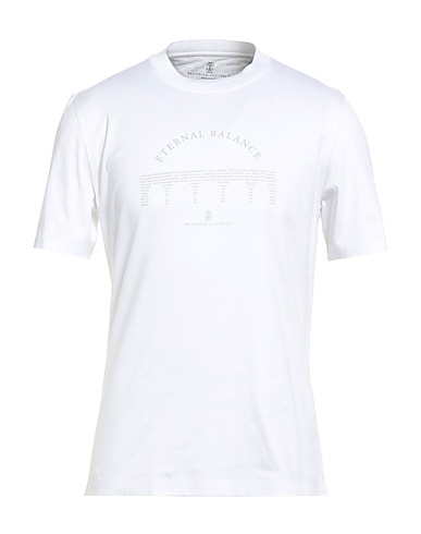BRUNELLO CUCINELLI T-shirt White 100% Cotton