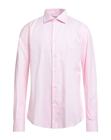 AVIGNON Camicia tinta unita Rosa 100% Cotone