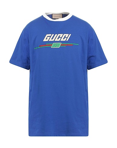 GUCCI T-shirt Bright blue 100% Cotton