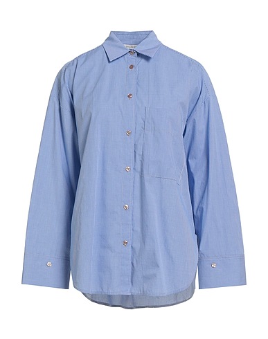 BY MALENE BIRGER Checked shirt Blue 100% Organic cotton