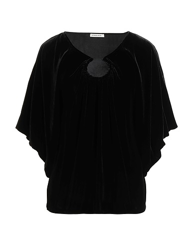 BY MALENE BIRGER Top Schwarz 82% Viskose, 18% Seide