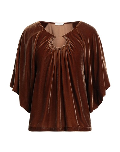 BY MALENE BIRGER Top Brown 82% Viscose, 18% Silk