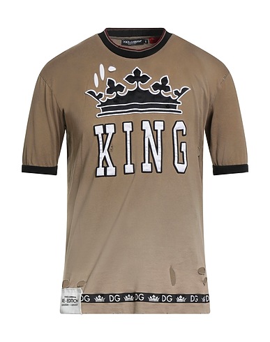 DOLCE&GABBANA T-shirt Khaki 100% Cotton