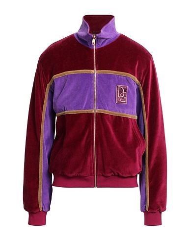 DOLCE&GABBANA Sweatshirt Burgundy 80% Cotton, 20% Polyamide, Polyester, Viscose, Elastane
