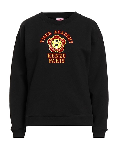 KENZO Sweatshirt Black 99% Cotton, 1% Elastane