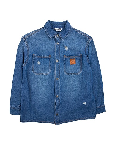 MOSCHINO TEEN Denim shirt Blue 100% Cotton