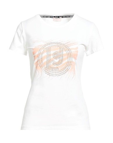 LIU •JO T-shirt BETTER Bianco 95% Cotone, 5% Elastan