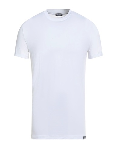 DSQUARED2 Undershirt UNDERWEAR White 94% Cotton, 6% Elastane