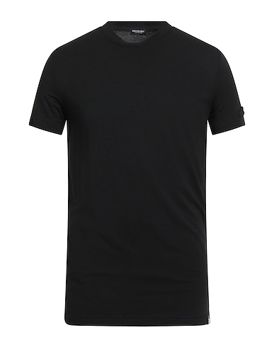 DSQUARED2 Undershirt UNDERWEAR Black 94% Cotton, 6% Elastane