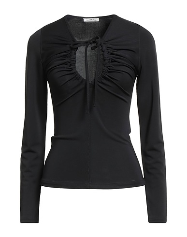 BY MALENE BIRGER T-shirt Black 71% Viscose, 20% Recycled polyester, 9% Elastane