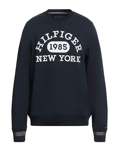 TOMMY HILFIGER Felpa Blu notte 63% Cotone, 37% Poliestere