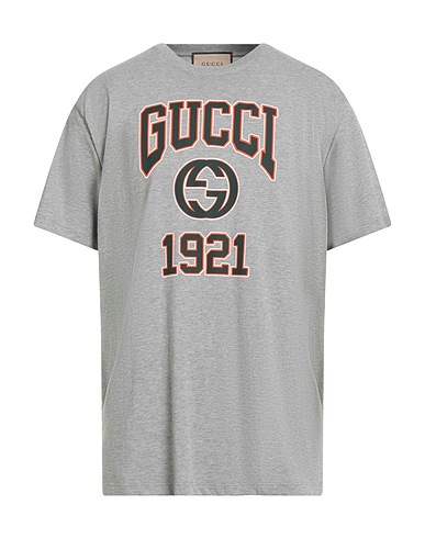 GUCCI T-shirt Grey 100% Cotton