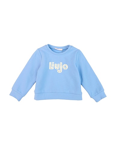 LIU •JO Felpa Celeste 95% Cotone, 5% Elastan