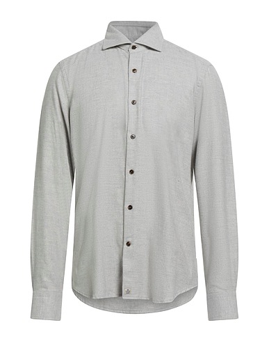 SONRISA Solid colour shirt Light grey 100% Cotton