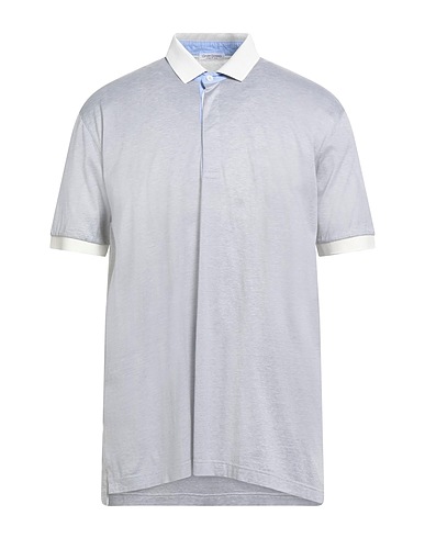 GRAN SASSO Polo shirt Grey 100% Cotton