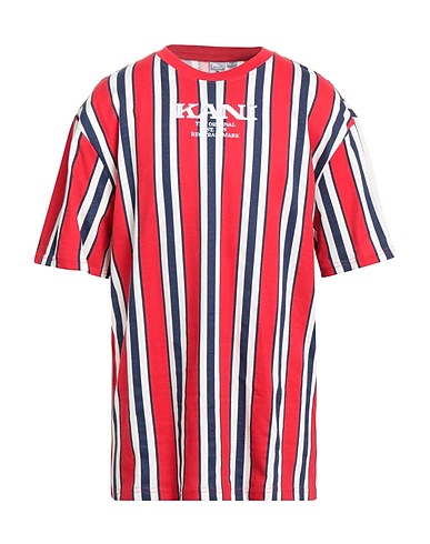 KARL KANI Oversize-T-Shirt Tomato red 100% Organic cotton