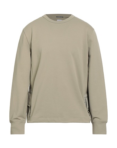 C.P. COMPANY Sweatshirt Sage green 95% Cotton, 5% Elastane, Polyamide