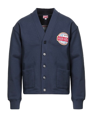 KENZO Sweatshirt Navy 99% Cotton, 1% Elastane, Polyester, Acrylic, Wool