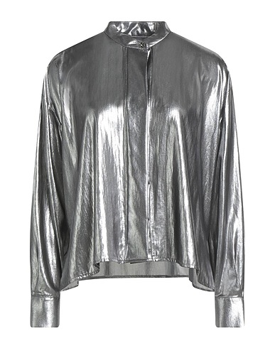 ATTIC AND BARN Solid color shirts & blouses Lead 100% Polyester