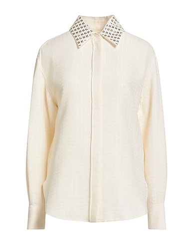 GOLDEN GOOSE Shirts Cream 51% Cotton, 49% Viscose