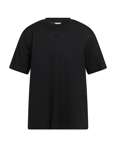 BURBERRY T-shirt Black 98% Cotton, 2% Elastane