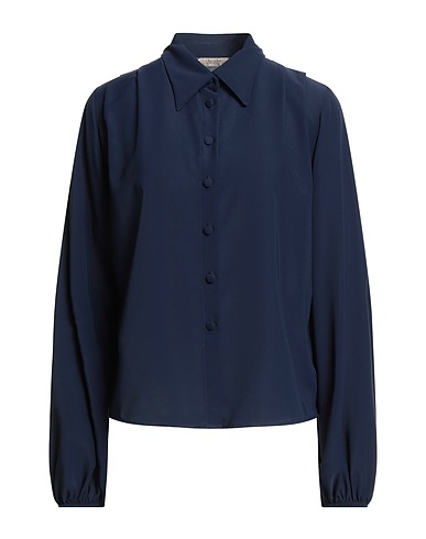 NO-NÀ Solid colour shirts & blouses Midnight blue 100% Polyester