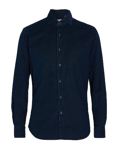 XACUS Chemise de couleur unie 100% Coton