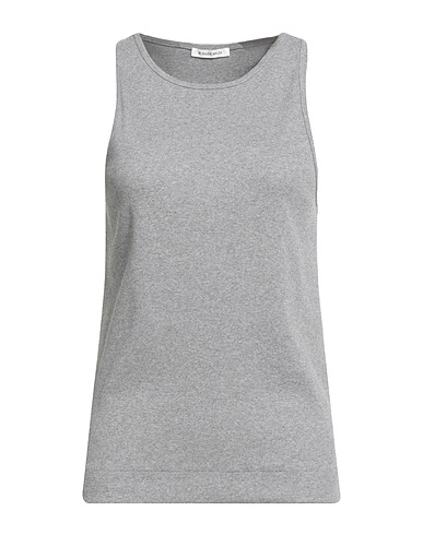 BY MALENE BIRGER Vest Grey 98% Organic cotton, 2% Elastane
