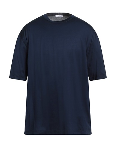GRAN SASSO Basic T-Shirt Midnight blue 100% Cotton