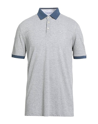 GRAN SASSO Polo shirt Grey 100% Cotton