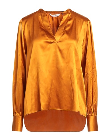 XACUS Top Tan 96% Silk, 4% Elastane