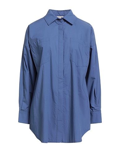 KAOS JEANS Solid colour shirts & blouses Slate blue 100% Cotton