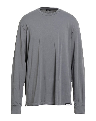 DSQUARED2 Undershirt UNDERWEAR Grey 94% Cotton, 6% Elastane