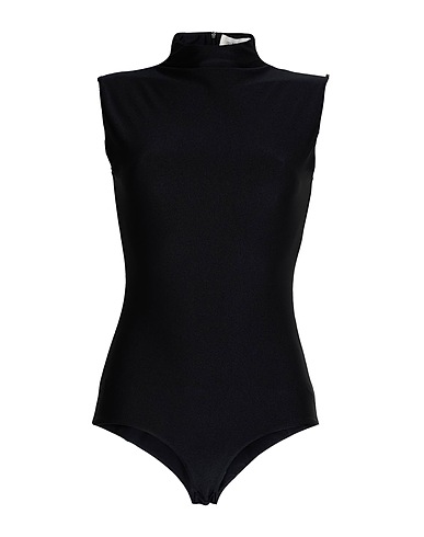 SPORTMAX TOPWEAR Black 80% Polyamide, 20% Elastane